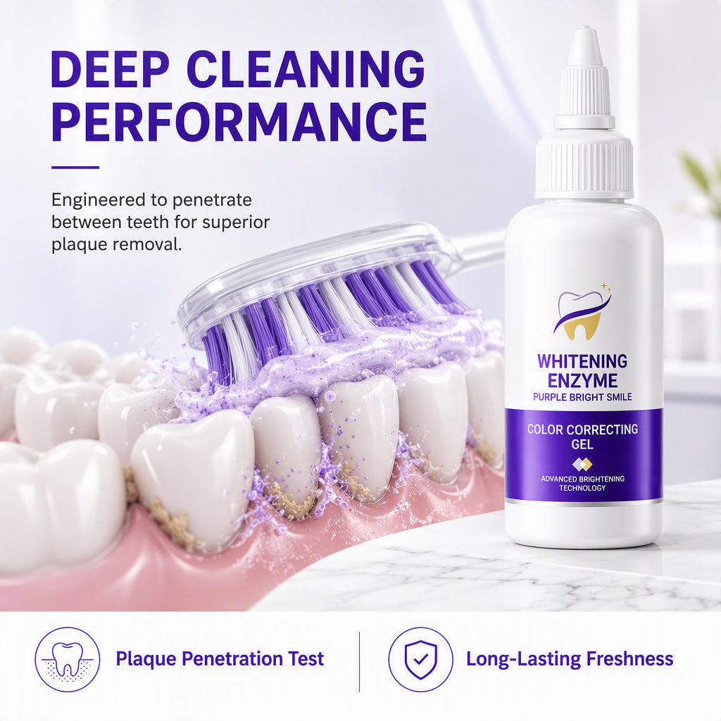 Probiotic Purple Teeth Whitening Toothpaste