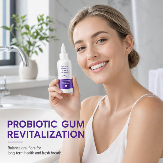 Probiotic Purple Teeth Whitening Toothpaste