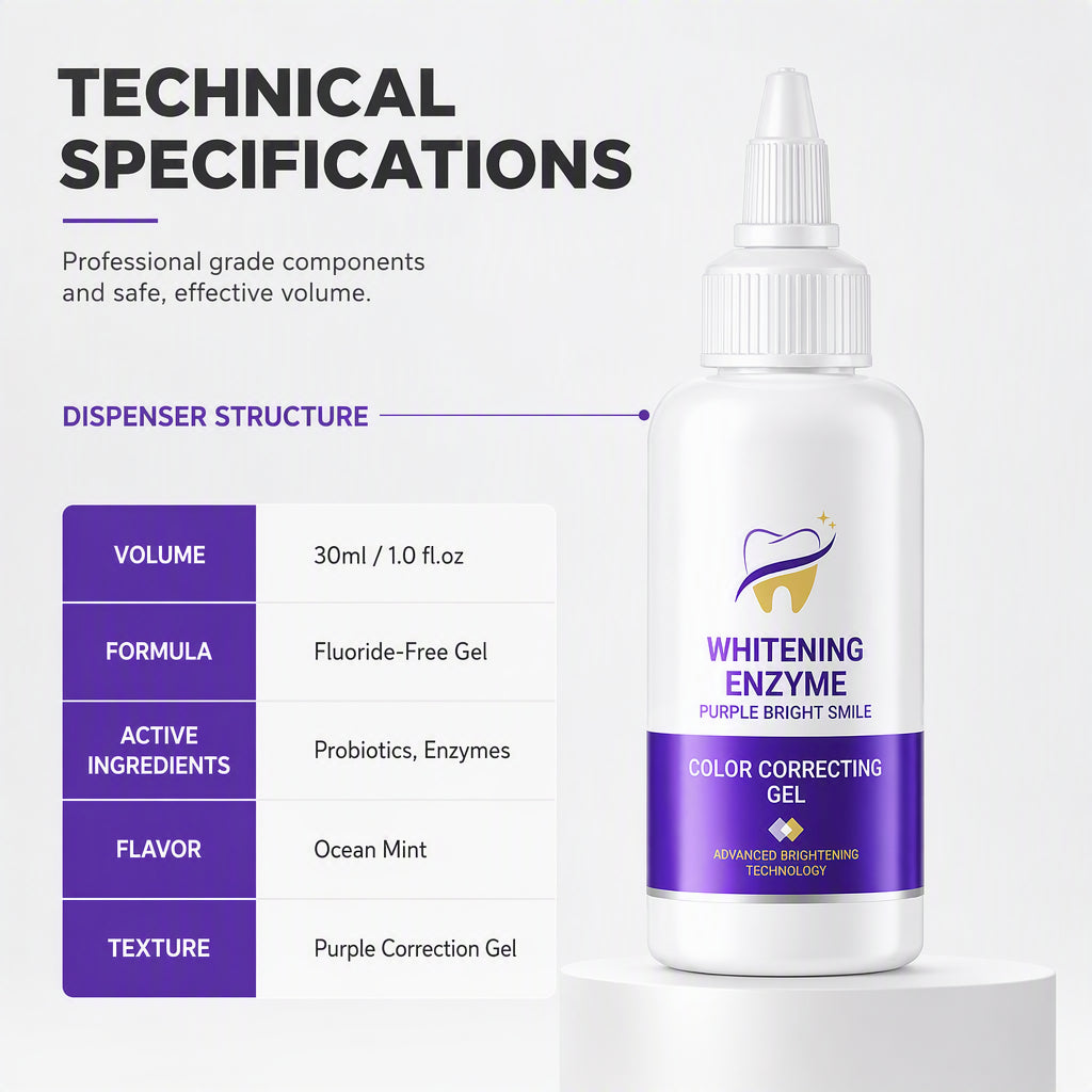 Probiotic Purple Teeth Whitening Toothpaste